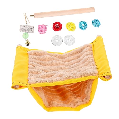 Toyvian 1 Satz Kuscheliges Vogel Hängemattenbett für Kleine Haustiere Warmes Nest für Papageien und Abnehmbares Design für Käfige Farbvarianten Erhältlich Teiliges Toyvian 1 Satz Kuscheliges Vogel Hängemattenbett für Kleine Haustiere Warmes Nest für Papageien und Abnehmbares Design für Käfige Farbvarianten Erhältlich Teiliges von Toyvian