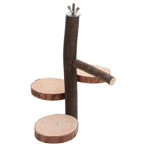 Toyvian 1 Satz Papagei aus Naturholz Widerstandsfähige Holzplattform für Papageien Dekorative Sitzgelegenheit und Zubehör für Vogelkäfige zur Stressreduktion und Beschäftigung Toyvian 1 Satz Papagei aus Naturholz Widerstandsfähige Holzplattform für Papageien Dekorative Sitzgelegenheit und Zubehör für Vogelkäfige zur Stressreduktion und Beschäftigung von Toyvian