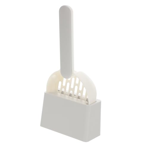 Toyvian 1 Satz Schaufel für Katzenstreu Liter Scoop Wurf Verklumpung Abfallschaufel mit Halterung Katzenschaufel mit Halter Katzenstreu Scoop Haustier Katzenkotschaufel Abs von Toyvian