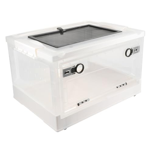 Toyvian 1 Satz Terrarium Hamster käfig Hamster cage Nagetierhaus Kleintierzubehör Haustiernest Hamsterkäfig Meerschweinchenkäfig Tierkäfig Käfige Haustierzubehör Hamsterhaus Plastik Weiß von Toyvian