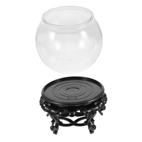Toyvian 1 Satz Transparenter Kunststoff Aquarium Desktop Fischzuchtbehälter mit Unterlage Tank für Kleine Fische und Schildkröten für Bürodekoration und Einfache Pflege Toyvian 1 Satz Transparenter Kunststoff Aquarium Desktop Fischzuchtbehälter mit Unterlage Tank für Kleine Fische und Schildkröten für Bürodekoration und Einfache Pflege von Toyvian