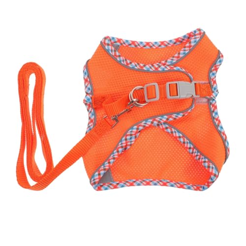 Toyvian 1 Satz Transportbox für Haustiere leichtes hundegeschirr reflektierendes hundegeschirr Hundeleine und Geschirr Welpe Zug Hundeweste kleines Geschirr für Hunde Polyester Orange Toyvian 1 Satz Transportbox für Haustiere leichtes hundegeschirr reflektierendes hundegeschirr Hundeleine und Geschirr Welpe Zug Hundeweste kleines Geschirr für Hunde Polyester Orange von Toyvian