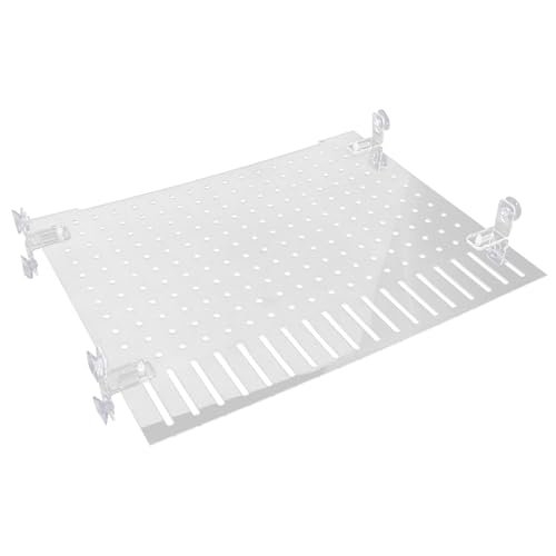 Toyvian 1 Satz Trennwand für Aquarien Aquarium Isolation Board mit Saugnäpfen Flexibel und Installieren zur Trennung Aggressiver und Schwacher Fische Hochwertige Wasserpermeabilität und von Toyvian