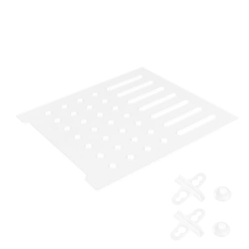 Toyvian 1 Satz Trennwand für Aquarien Isolationsplatte für Zuchtfische Saugnäpfen Transparent Langlebig und Sicher für Mischzucht von Toyvian