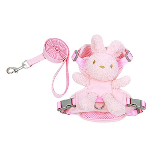 Toyvian 1 Satz Verstellbares Hundegeschirr mit Leine Leichtes und Bequemes Set für Kleine und Mittelgroße Ergonomisches Design für Outdoor Aktivitäten und von Toyvian