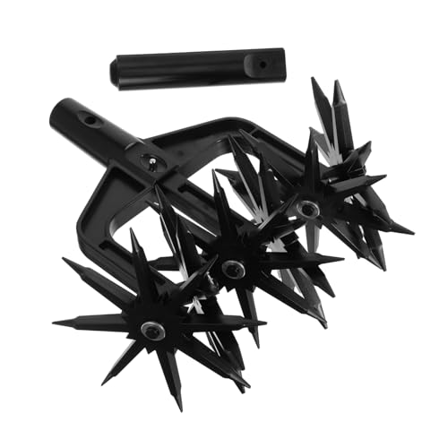 Toyvian 1 Satz Vertikutierwerkzeuge Rotationsgrubber Gartenfräse Gartenbagger Pflugwerkzeug Bodenvertikutierer Gartenbaggerwerkzeuge Manuelles Bodenlockerungsgerät Rotationsgrubber Abs von Toyvian