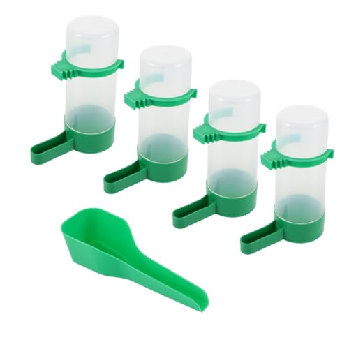 Toyvian 1 Set Vogelkäfig Automatische Trinkwassermaschine Vogelwasserspender Für Käfig -Papageien -Fütterungsgerät Vogel Wasserversorgungsvogelzubehör Blockgie -Trinker -Feeder Plastik von Toyvian