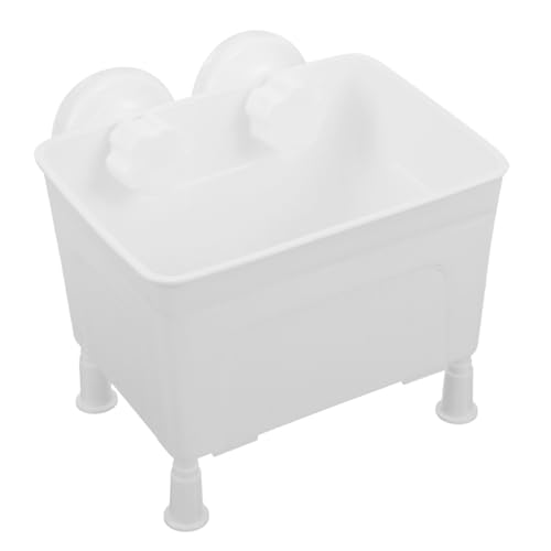 Toyvian 1 Satz Zuchtbox für Aquarien Aquariumdekoration Zuchtbehälter Fischzuchtkäfig Fischzuchtbecken Zubehör für Tropische Aquarien Zubehör für Fischaquarien Fischzuchtröhre Plastik Weiß von Toyvian