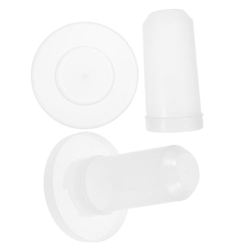 Toyvian 1 Set Feeder Huhn Küken Lebensmittel Container Klar Lebensmittel Halter Pp Weiß von Toyvian