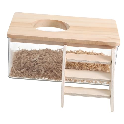 Toyvian 1 Set Hamsterbadezimmer Hamsterbadewanne Buddelsandbehälter Sandbadbehälter Mit Leiter Hamsterzubehör Hamstersandbad Mit Leiter Hamsterstaubbad Transparentes Holz Toyvian 1 Set Hamsterbadezimmer Hamsterbadewanne Buddelsandbehälter Sandbadbehälter Mit Leiter Hamsterzubehör Hamstersandbad Mit Leiter Hamsterstaubbad Transparentes Holz von Toyvian