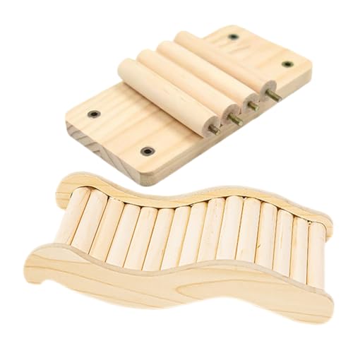 Toyvian 1 Set Hamsterleiter Und Plattform Aus Holz – Käfigklettern Und Erkunden des Lebensraums Von Kleintieren Zubehör Für Hamster Rennmäuse Mäuse Toyvian 1 Set Hamsterleiter Und Plattform Aus Holz – Käfigklettern Und Erkunden des Lebensraums Von Kleintieren Zubehör Für Hamster Rennmäuse Mäuse von Toyvian