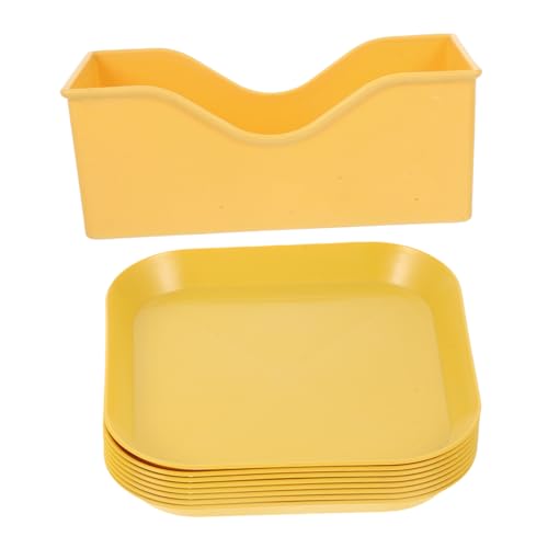Toyvian 1 Set Katzennapf Katzenfutter Katzensnacks Schüsseln Flache Katzen Kätzchen Flache Futterplatte Kleine Katzennäpfe Schräg Niedliche Tierfutterschale Katzenfutternapf Haustiernapf von Toyvian