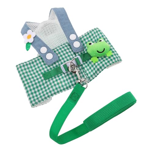 Toyvian 1 Set Verstellbares Geschirr Und Leine Mit Schnalle Für Haustiere: Brustgurt Mit Froschmotiv Für Kleine Hunde Und Kätzchen Zur Gewährleistung Der Im Freien Toyvian 1 Set Verstellbares Geschirr Und Leine Mit Schnalle Für Haustiere: Brustgurt Mit Froschmotiv Für Kleine Hunde Und Kätzchen Zur Gewährleistung Der Im Freien von Toyvian