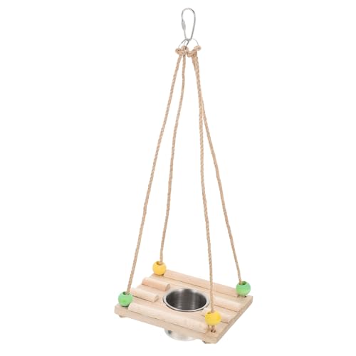 Toyvian Vogel Futterspender Hammock Mit Spielzeug Und Ständer Für Käfige Multifunktionaler Papageien Spielplatz Aus Holz Sicher Und Langlebig Für Wellensittiche Und Papageien Toyvian Vogel Futterspender Hammock Mit Spielzeug Und Ständer Für Käfige Multifunktionaler Papageien Spielplatz Aus Holz Sicher Und Langlebig Für Wellensittiche Und Papageien von Toyvian