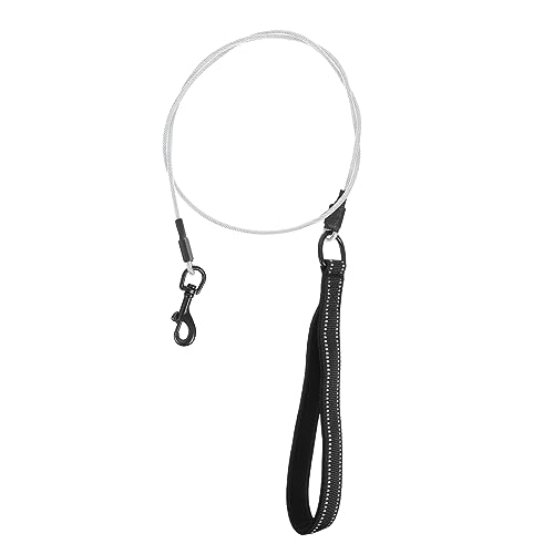 Toyvian 1 Stück Anti-bite-draht-traktionsseil Lang Für Hunde Gurte Groß Gehen Name Ausbildung Im Freien Mittel Outdoor-wanderseil Leine Mit Griff Hundeleine Stahldraht Schwarz Toyvian 1 Stück Anti-bite-draht-traktionsseil Lang Für Hunde Gurte Groß Gehen Name Ausbildung Im Freien Mittel Outdoor-wanderseil Leine Mit Griff Hundeleine Stahldraht Schwarz von Toyvian