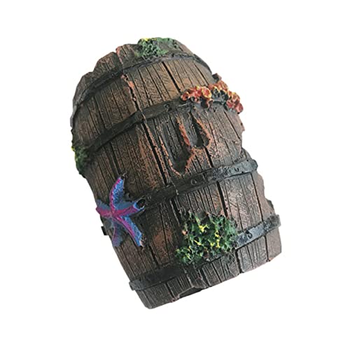 Toyvian 1 Stück Aquarium Ornament Resinschmuck Weinfass Versteck für Fische Retro Design Sicher und Pflegeleicht für Aquarien und Gartendekoration Bietet Versteckmöglichkeiten und Fördert Toyvian 1 Stück Aquarium Ornament Resinschmuck Weinfass Versteck für Fische Retro Design Sicher und Pflegeleicht für Aquarien und Gartendekoration Bietet Versteckmöglichkeiten und Fördert von Toyvian