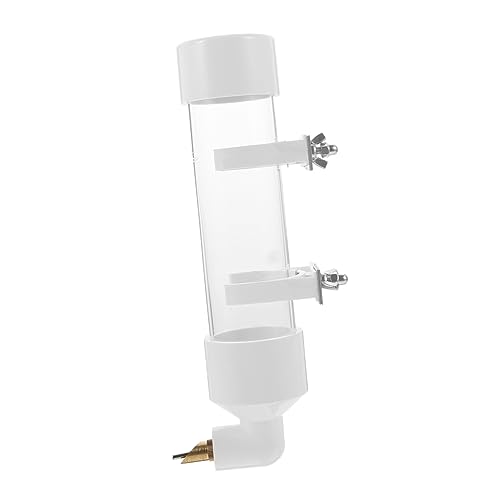 Toyvian 1 Stück Automatischer Wasserspender für Vögel Hängender Trinkbehälter für Wellensittiche Nymphensittiche und Andere Kleine Vögel für Vogelkäfige Transparent Große Kapazität von Toyvian