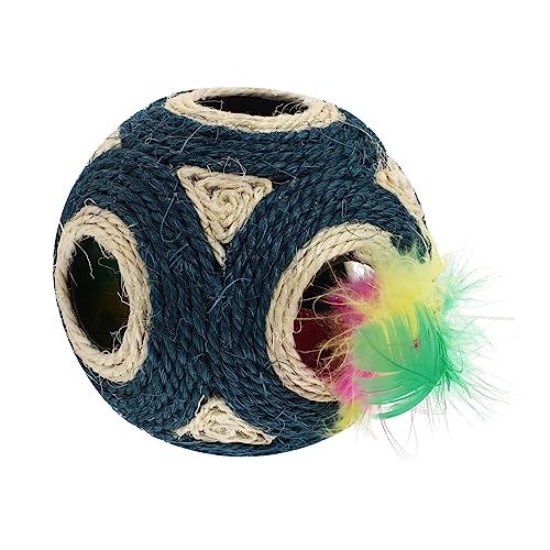 Toyvian 1 Stück Hanfseilballspielzeug Katzenspielzeug Drinnen Zahnärztlich Zahnen Haustierspielzeug Klein Kratzer Loch Für Katzen Natürlich Katzenball Plüsch Blue Toyvian 1 Stück Hanfseilballspielzeug Katzenspielzeug Drinnen Zahnärztlich Zahnen Haustierspielzeug Klein Kratzer Loch Für Katzen Natürlich Katzenball Plüsch Blue von Toyvian