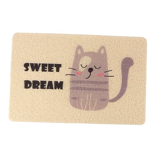 Toyvian 1 Stück Haustier Katzentoilette Hundekissen Hundematte groß Unterlage Katzenzubehör für Wohnungskatzen drinnen katzenstreu Haustierfuttermatte Futtermatte für Hundefutter PVC Beige Toyvian 1 Stück Haustier Katzentoilette Hundekissen Hundematte groß Unterlage Katzenzubehör für Wohnungskatzen drinnen katzenstreu Haustierfuttermatte Futtermatte für Hundefutter PVC Beige von Toyvian