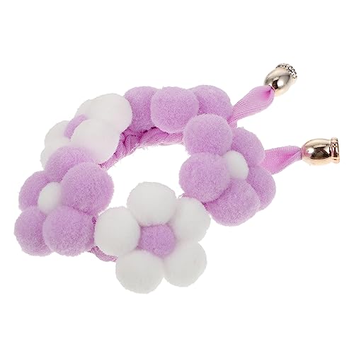 Toyvian 1 Stück Haustierhalsband für Welpen Kätzchen-Kragen dekoratives Hundehalsband Hochzeit Katzenhalsbänder gestrickter Kragen für Haustiere Hundezubehör Haarball Weiß von Toyvian