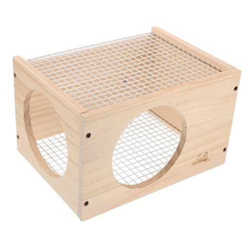 Toyvian 1 Stück Heimtierbedarf Hamster verstecken Nagetier kleines Tier Hamsterhaus Käfigmäuse kanninchenhäuser kaninchenhäuser Schlafnest für Haustiere aus Holz Massivholz Toyvian 1 Stück Heimtierbedarf Hamster verstecken Nagetier kleines Tier Hamsterhaus Käfigmäuse kanninchenhäuser kaninchenhäuser Schlafnest für Haustiere aus Holz Massivholz von Toyvian
