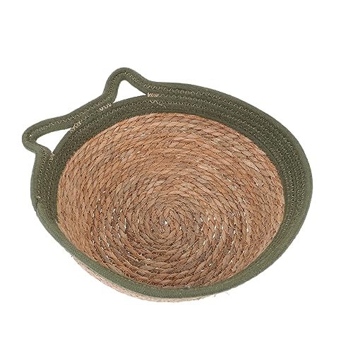 Toyvian 1 Stück Katzenbett aus Geflochtenem Material Kühles und Schlafnest für Katzen und Kleine für Drinnen und Draußen Mittlere Rutschfestem für Stabilität Toyvian 1 Stück Katzenbett aus Geflochtenem Material Kühles und Schlafnest für Katzen und Kleine für Drinnen und Draußen Mittlere Rutschfestem für Stabilität von Toyvian