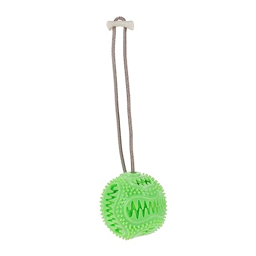 Toyvian 1 Stück Kauspielzeug mit Seil Interaktiver Futterball für Zahnreinigung und Spielspaß Unzerstörbar und Vielseitig für Kleine und Mittelgroße Toyvian 1 Stück Kauspielzeug mit Seil Interaktiver Futterball für Zahnreinigung und Spielspaß Unzerstörbar und Vielseitig für Kleine und Mittelgroße von Toyvian