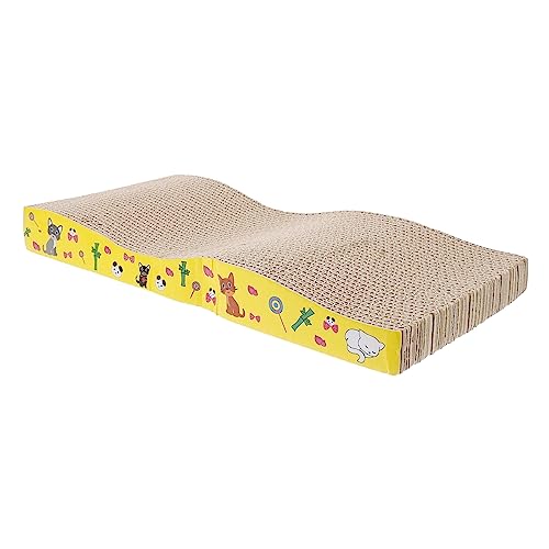 Toyvian 1 Stück Kratzbrett für Katzen Wellenförmige Katzenkratzplatte aus Langlebigem Material für Katzen und Kätzchen Schützt Möbel Kratzern für Stundenlangen Spielspaß zu Hause Toyvian 1 Stück Kratzbrett für Katzen Wellenförmige Katzenkratzplatte aus Langlebigem Material für Katzen und Kätzchen Schützt Möbel Kratzern für Stundenlangen Spielspaß zu Hause von Toyvian