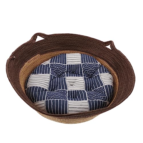 Toyvian 1 Stück Rattan katzenstreu haustierbett pet Bed catsbests cat Bed katzenbettchen Katzenkissen für Wohnungskatzen Katzennest Atmungsaktiv Haustier schlafhaus Katzenschlafbett Coffee Toyvian 1 Stück Rattan katzenstreu haustierbett pet Bed catsbests cat Bed katzenbettchen Katzenkissen für Wohnungskatzen Katzennest Atmungsaktiv Haustier schlafhaus Katzenschlafbett Coffee von Toyvian