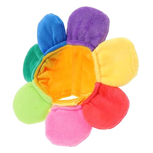 Toyvian 1 Stück Süßer Haustier Sonnenblumenhut für Hunde und Katzen Verstellbare Atmungsaktive Kopfbedeckung für Partys Fotoshootings und Feiern Niedliche Blütenform für Geburtstags und von Toyvian