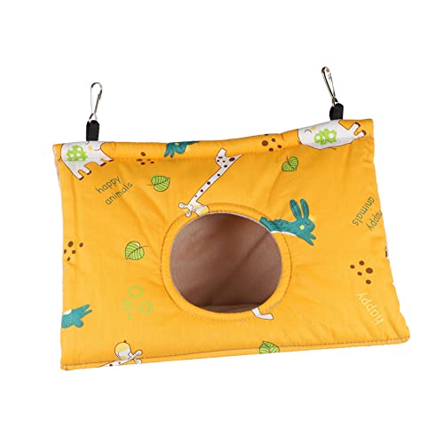 Toyvian 1 Stück Triangular Vogelnest aus Baumwolle Hängendes Winterbett für Nymphensittiche Papageien Mittlere mit Rundloch Warm und Gemütlich für Kleine Vögel Toyvian 1 Stück Triangular Vogelnest aus Baumwolle Hängendes Winterbett für Nymphensittiche Papageien Mittlere mit Rundloch Warm und Gemütlich für Kleine Vögel von Toyvian
