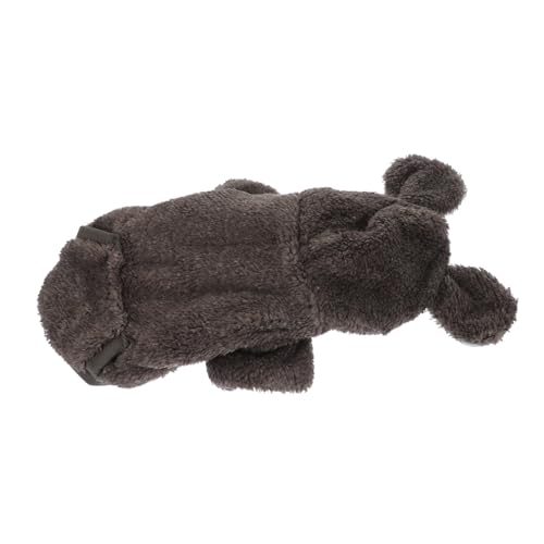 Toyvian 1 Stück Verdickte Haustierkleidung Für Hoodie Hundekleidung Hunde Winterhundekleidung Fleece Hundemantel Mit Beinen Welpenmantel Bekleidung Wintermäntel Kleiner Zufällige Farbe von Toyvian