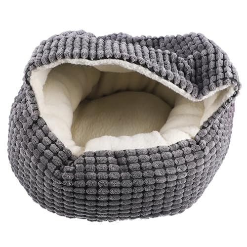 Toyvian 1 Stück Warmes Haustierbett Winternest Für Hunde Haustiere Kätzchenbett Winterliches Hundenest Wärmendes Haustierbett Katzenbetten Pp-Baumwolle Mit Hoher Widerstandsfähigkeit Grau Toyvian 1 Stück Warmes Haustierbett Winternest Für Hunde Haustiere Kätzchenbett Winterliches Hundenest Wärmendes Haustierbett Katzenbetten Pp-Baumwolle Mit Hoher Widerstandsfähigkeit Grau von Toyvian