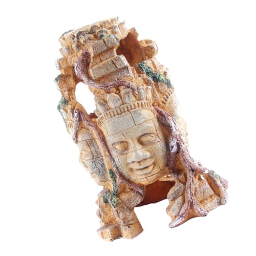 Toyvian 1 Stück Wasserdichtes Aquarien mit Vierseitigem Buddha Hochwertige Harz Deko für Fischbecken und von Wasserpflanzen für Büro oder Zuhause von Toyvian