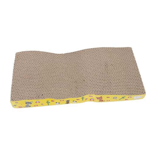Toyvian 1 Stück Wellenförmiger Katzenkratzbrett für Katzen Lustiges Kratzspielzeug Kratzbrett für Kätzchen und Katzenliebhaber Verhindert Möbelbeschädigungen Toyvian 1 Stück Wellenförmiger Katzenkratzbrett für Katzen Lustiges Kratzspielzeug Kratzbrett für Kätzchen und Katzenliebhaber Verhindert Möbelbeschädigungen von Toyvian