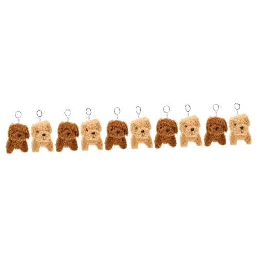 Toyvian 10 STK Simuliertes Haustierspielzeug Flauschiger Hundeplüsch Plüschspielzeug Für Hunde Süßer Welpe Aus Plüsch Weiches Gartenspielzeug Pfund Welpen Der Hund Puppe Kind Pp Baumwolle von Toyvian