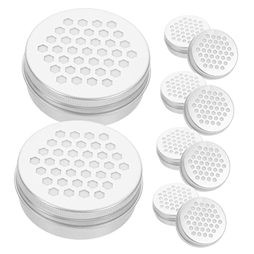 Toyvian 10 Stück Aluminiumbox Mit Hohlgewinde -diffusor Für Zu Hause Für Zuhause Behälter Für Duftperlenbehälter Praktischer Aroma-diffusor Toyvian 10 Stück Aluminiumbox Mit Hohlgewinde -diffusor Für Zu Hause Für Zuhause Behälter Für Duftperlenbehälter Praktischer Aroma-diffusor von Toyvian