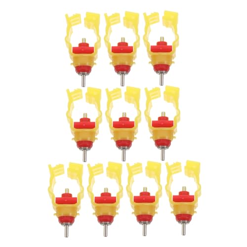 Toyvian 10 Stück Automatische Geflügelwassertränkedüsen Für Hühner, Edelstahl, Hühnertränke, Futterspender Für Hühnerstall, Bauernhofzubehör Für Geflügeltrinken Toyvian 10 Stück Automatische Geflügelwassertränkedüsen Für Hühner, Edelstahl, Hühnertränke, Futterspender Für Hühnerstall, Bauernhofzubehör Für Geflügeltrinken von Toyvian