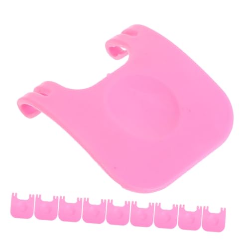 Toyvian 10 Stück Käfigfixierkante Schnalle Haustier Käfig Clips Kleintier Käfig Zubehör Tierkäfig Befestigungen Kaninchenkäfigdrahtclips Käfigschnalle für kleine Haustiere pp Rosa von Toyvian