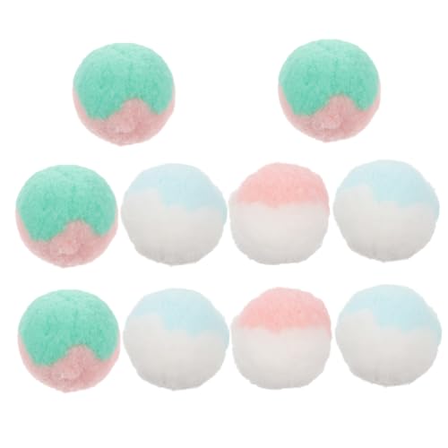 Toyvian 10 Stück Spielzeugball Doppelfarbe Für Kätzchen Fuzzy-bälle Für Katzen Katzenspielzeug Mit Beweglichem Ball Katzenspielzeug Necken Plüsch Zufällige Farbe Toyvian 10 Stück Spielzeugball Doppelfarbe Für Kätzchen Fuzzy-bälle Für Katzen Katzenspielzeug Mit Beweglichem Ball Katzenspielzeug Necken Plüsch Zufällige Farbe von Toyvian