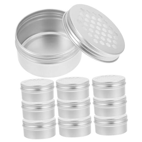 Toyvian 10 Stück Teiliges Aluminium Dog Scent Training Kit mit Duftlöchern Schnüffelkasten für Riechtraining und Fährtenarbeit Robustes Hundegeruchs Trainingszubehör für Effektive von Toyvian