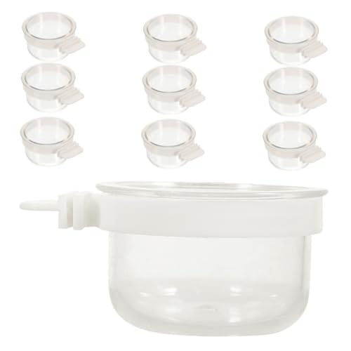 Toyvian 10 Stück Vogel Geteilte Food -Box Wachtelwasserer Futterstelle Für Kaninchen Futterautomat Für Hühnerkäfige Vogelfutterstation Hühner Bewässerungssystem Acryl Transparent Toyvian 10 Stück Vogel Geteilte Food -Box Wachtelwasserer Futterstelle Für Kaninchen Futterautomat Für Hühnerkäfige Vogelfutterstation Hühner Bewässerungssystem Acryl Transparent von Toyvian