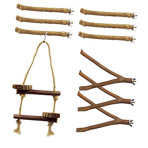 Toyvian 10stücke Holz-papageienständer Für Vogel-trainingsständer Haustierbedarf Papageienkäfig-zubehör Zur Bewegung Und Koordination Installieren Bedienen Toyvian 10stücke Holz-papageienständer Für Vogel-trainingsständer Haustierbedarf Papageienkäfig-zubehör Zur Bewegung Und Koordination Installieren Bedienen von Toyvian