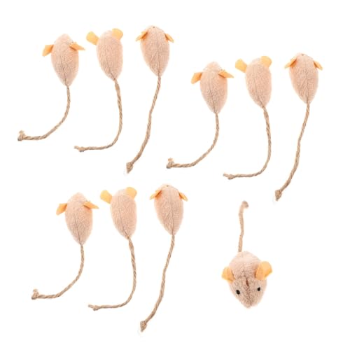 Toyvian 10 Stück Weiche Plüsch -katzenspielzeug Lustiges Drinnen Bälle Für Wohnungskatzen Mauskatze Plüschtiere Mäuse Katzenmausspielzeug Katze Spielzeugmaus Toyvian 10 Stück Weiche Plüsch -katzenspielzeug Lustiges Drinnen Bälle Für Wohnungskatzen Mauskatze Plüschtiere Mäuse Katzenmausspielzeug Katze Spielzeugmaus von Toyvian
