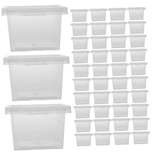 Toyvian Reptilienzuchtbox 100 Stück Transparente Futterbox für Spinnen Eidechsen Kleine Haustiere Belüftetes Design Leicht Kompakt für Quarantäne Toyvian Reptilienzuchtbox 100 Stück Transparente Futterbox für Spinnen Eidechsen Kleine Haustiere Belüftetes Design Leicht Kompakt für Quarantäne von Toyvian