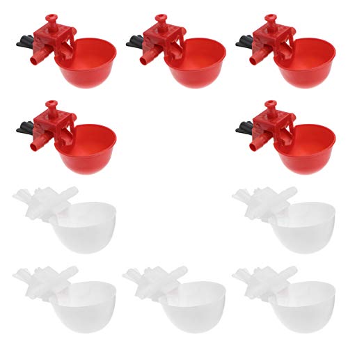 Toyvian 10Stücke Automatische Hühnertrinker für Geflügel Wasserspender für Hühner Tauben und Vögel und Einfach zu Reinigen für Hühner Enten und Gänse Toyvian 10Stücke Automatische Hühnertrinker für Geflügel Wasserspender für Hühner Tauben und Vögel und Einfach zu Reinigen für Hühner Enten und Gänse von Toyvian