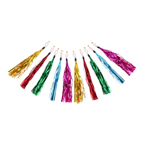 Toyvian 10Stücke Interaktive Katzenangel Ersatzspielzeug mit Glocke Lange Nachfüllungen für Aktives und Gesunde Katzen und Sicher für Indoor Unterhaltung Toyvian 10Stücke Interaktive Katzenangel Ersatzspielzeug mit Glocke Lange Nachfüllungen für Aktives und Gesunde Katzen und Sicher für Indoor Unterhaltung von Toyvian
