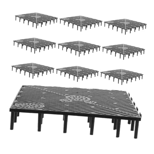 Toyvian 10Stücke Isolationsbodenplatten und Gittertrennwände für Süßwasser und Aquarien zu Installieren und Langlebig von Toyvian