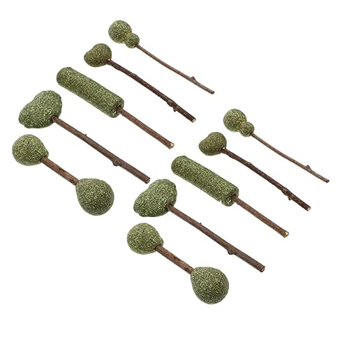 Toyvian 10Stücke Katzenminze Lutscher Essbare Katzenleckerlis für Katzen Natürliche Kauspielzeuge Bewegung und Spielverhalten Gemischter Stil für Katzen von Toyvian