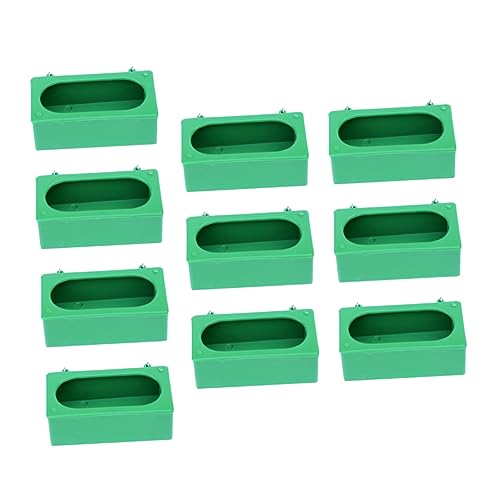 Toyvian 10Stücke Splash Futterspender für Tauben und Kleine Hängend zu Reinigen Langlebig für Garten Vogelfütterer für Optimale Futterverteilung von Toyvian